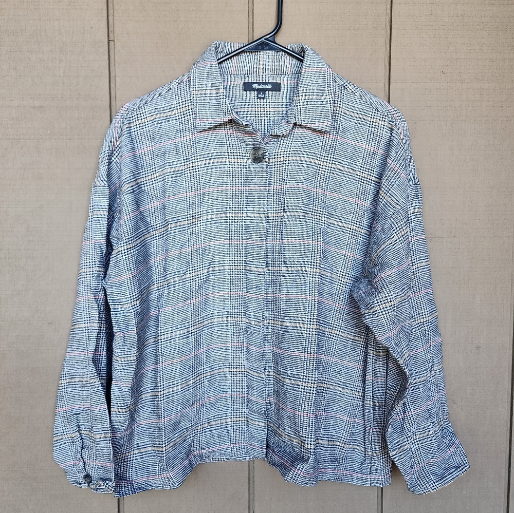 Madewell flannel button up shirt